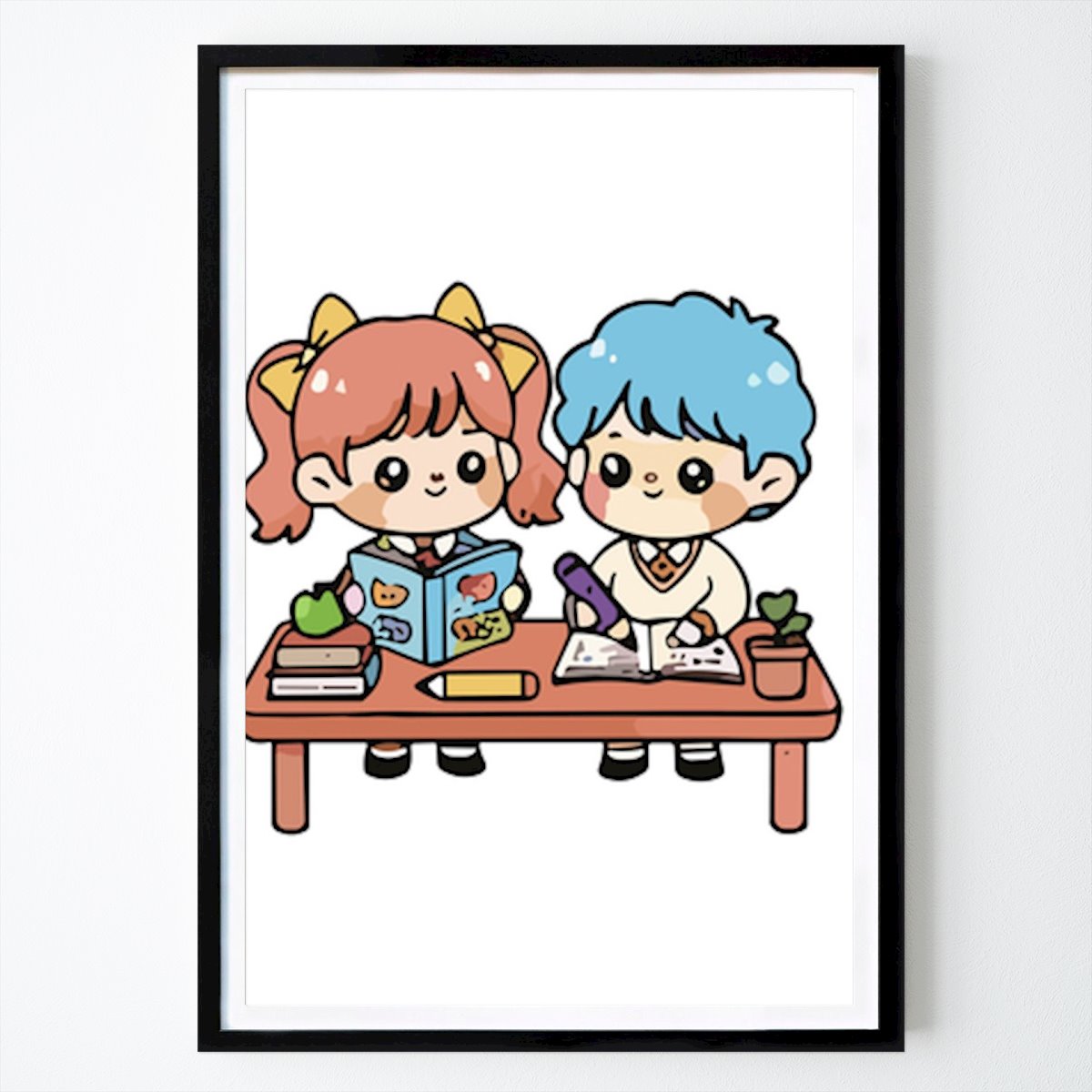 Botanical Poster: Creative Study Buddies: A Colorful Classroom Adventure by Edna Fay