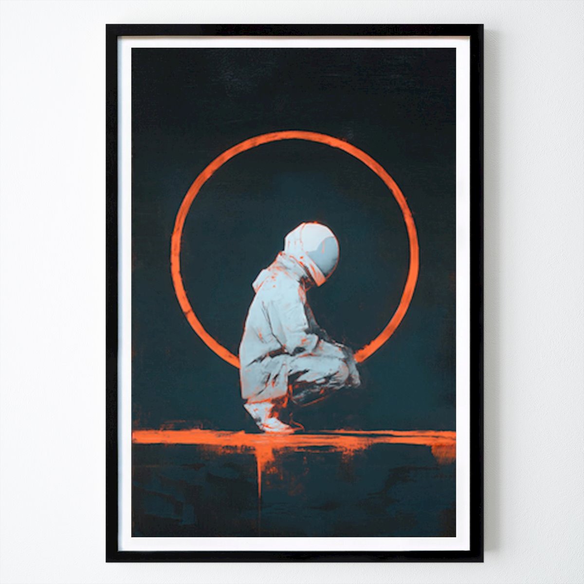 People & Portrait Poster: Circle of Weightlessness by Michael Mattler