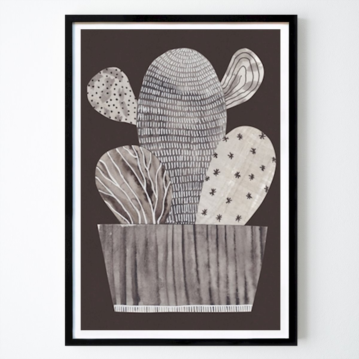 Botanical Poster: Little cactus by Alisa Galitsyna