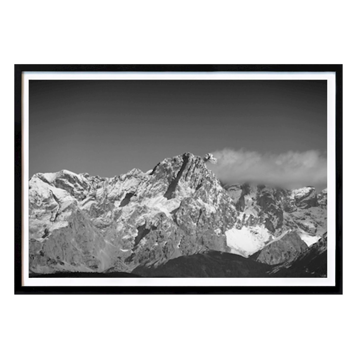Noir et Blanc Affiche: Hoher Dachstein par Christopher Neumann