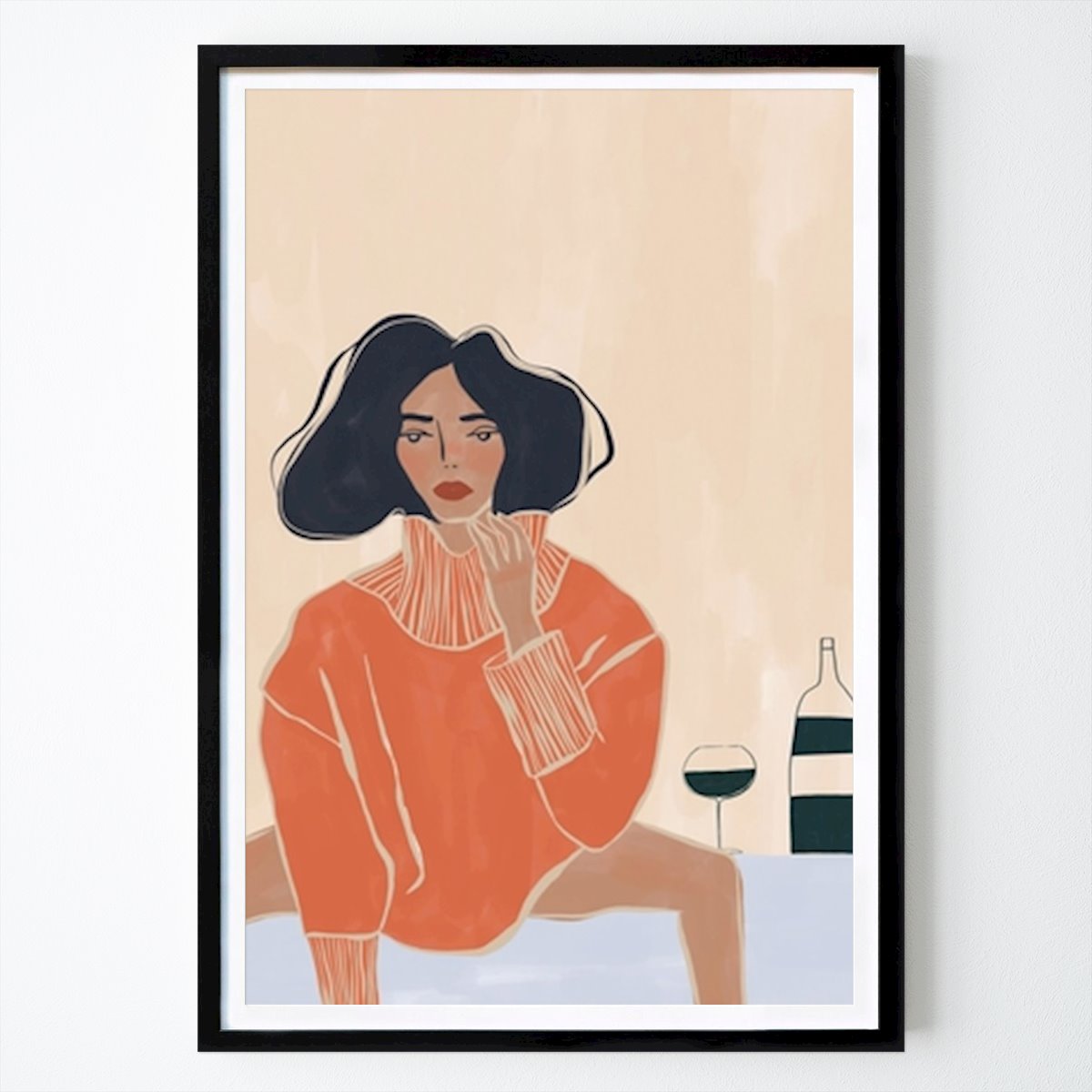 Illustration Poster: It's a Mood by Ivy Green Illustrations