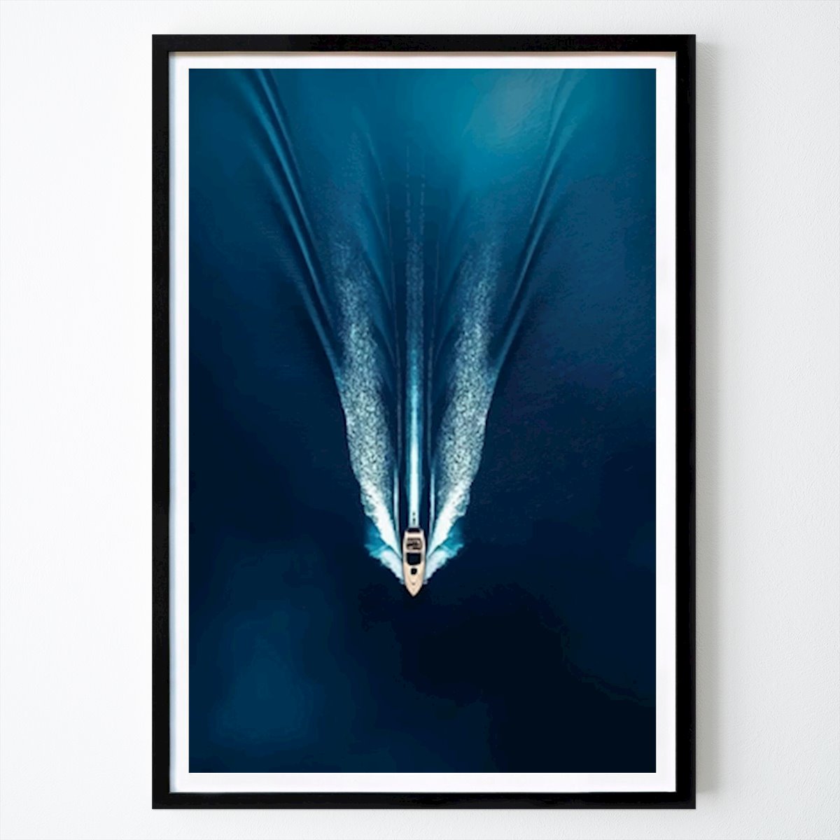 Nature Poster: Chasing the Horizon: Serenity on the Open Water by NOHARA SINOSUKE