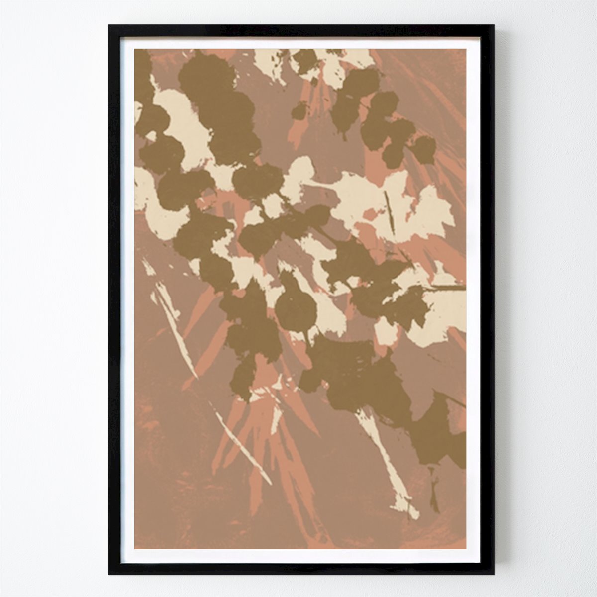 Abstract Poster: Abstract Floral Harmony by Dina Dankers