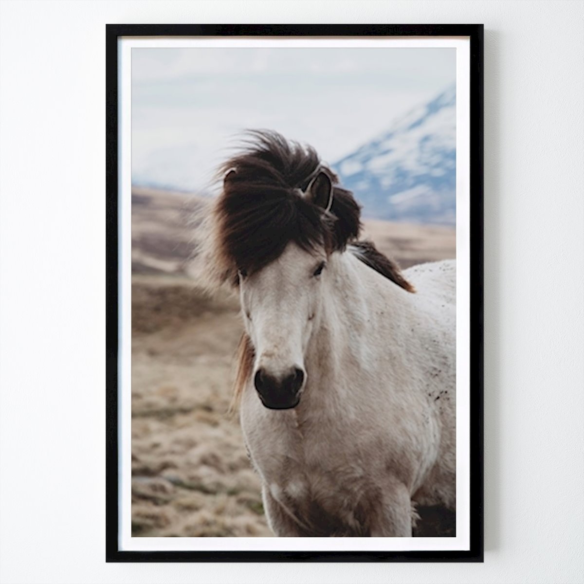 Kids Room Poster: Icelantic horse by Lene Løkkås