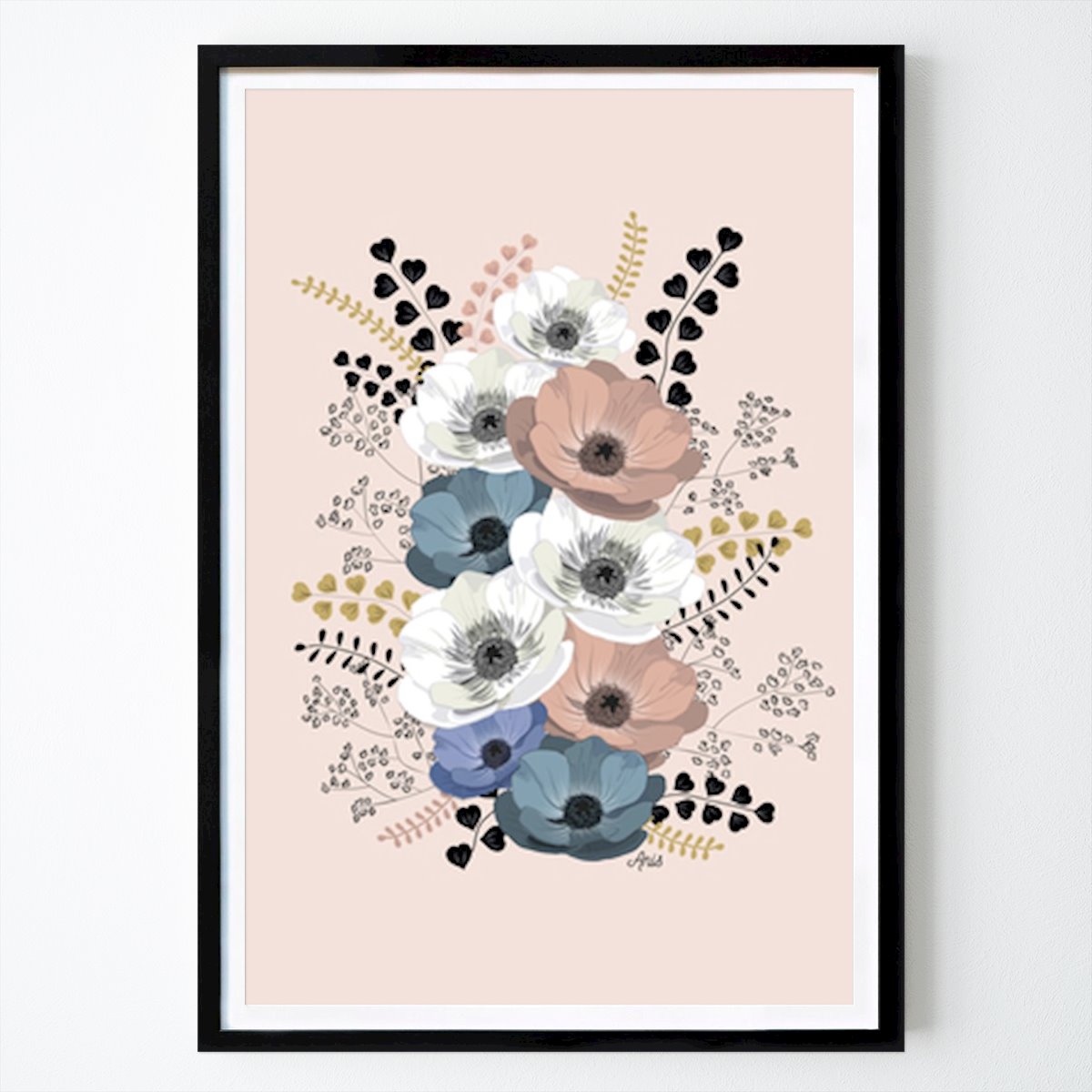 Flores & Plantas Póster: de Anis Illustration