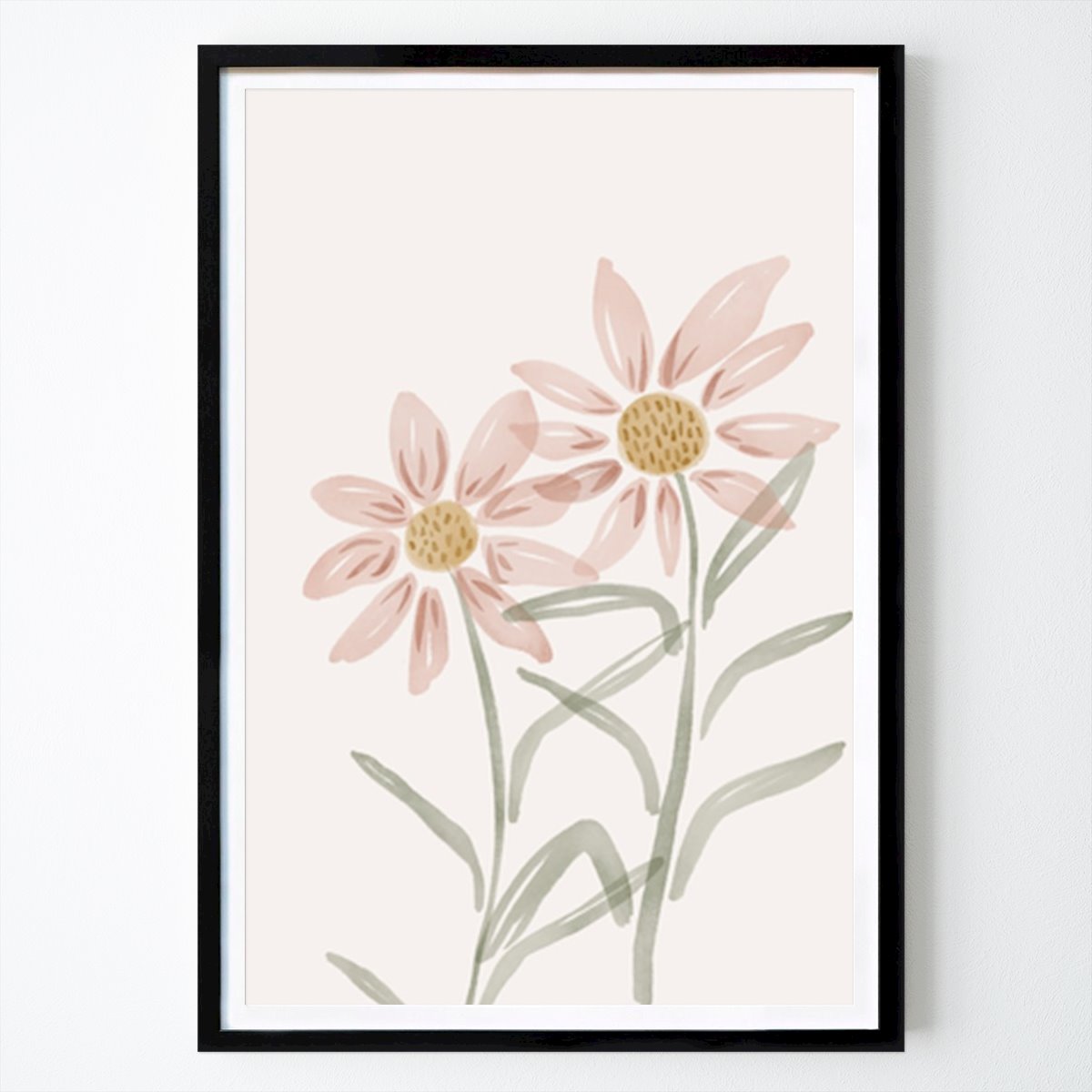 Fleurs & Plantes Affiche: Élégance florale fantaisiste par Menina Lisboa