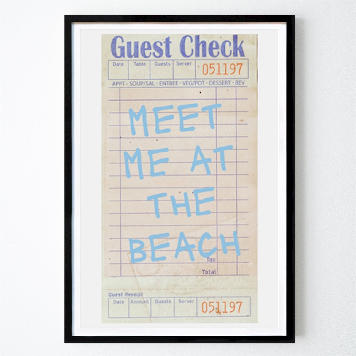 Natur Plakat: Strandstemning: En gjestesjekk-invitasjon av Jolly and Dash