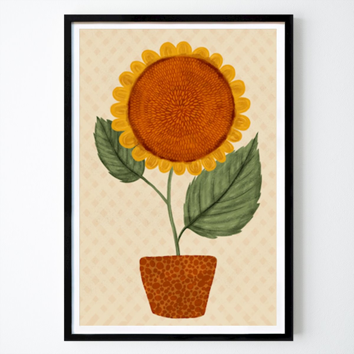 Fleurs & Plantes Affiche: Délice fantaisiste de tournesol par EMELIEmaria