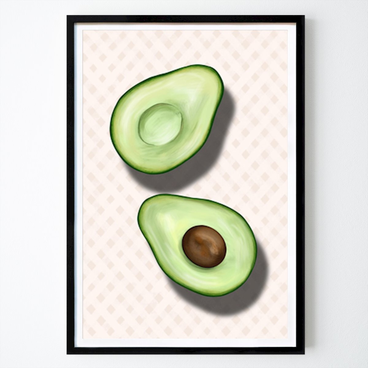 Cuisines Affiche: Délice à l’avocat : Superaliment crémeux de la nature par EMELIEmaria