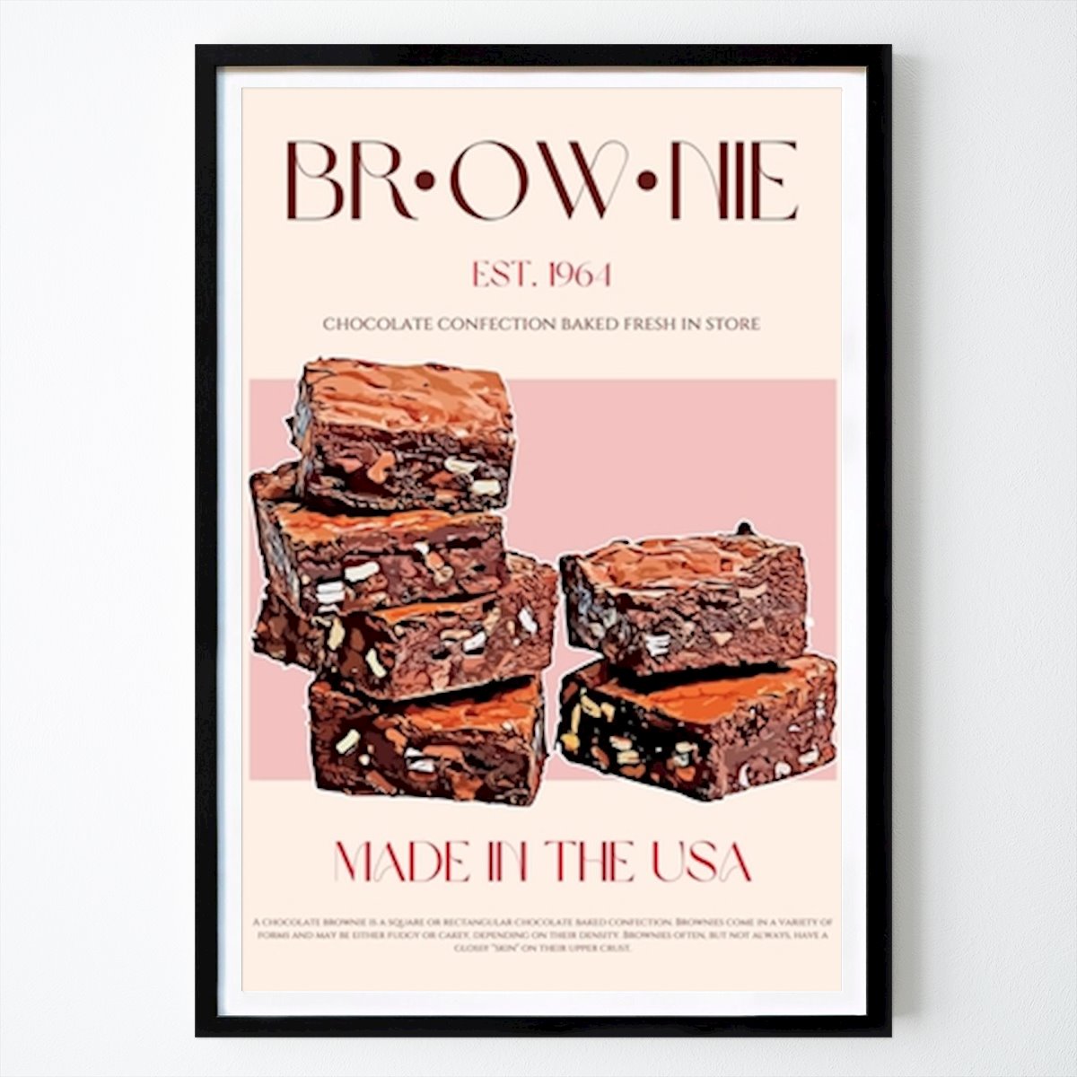USA Plakat: Dekadente lækkerier: Den amerikanske brownie-tradition av Nazma Khokhar