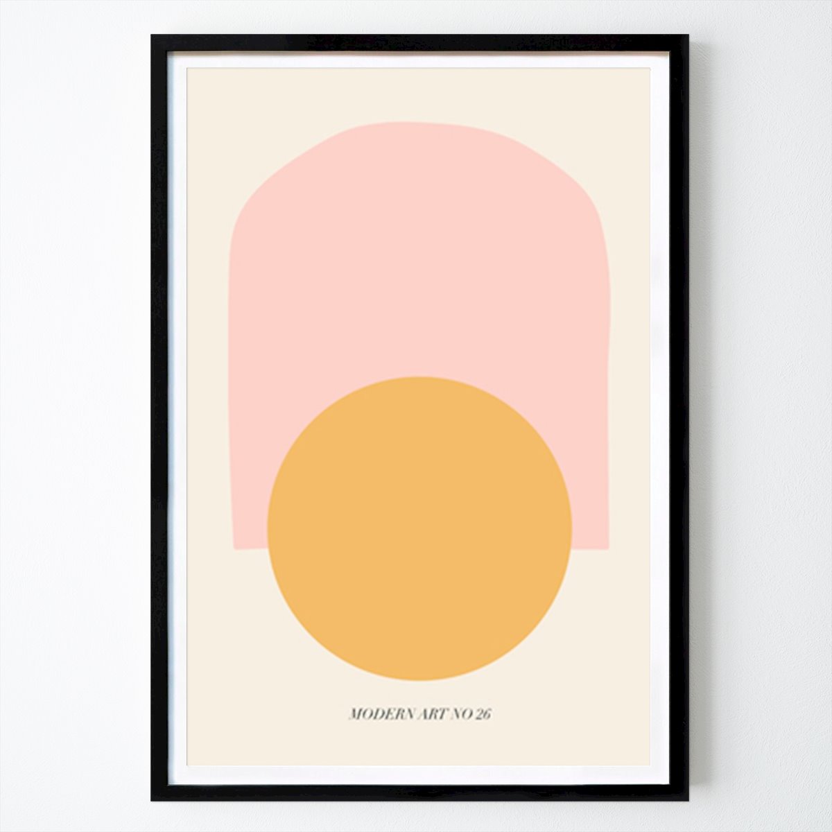 Abstract Poster: Abstract Harmony: Modern Art No. 26 by Grace Digital Art Co