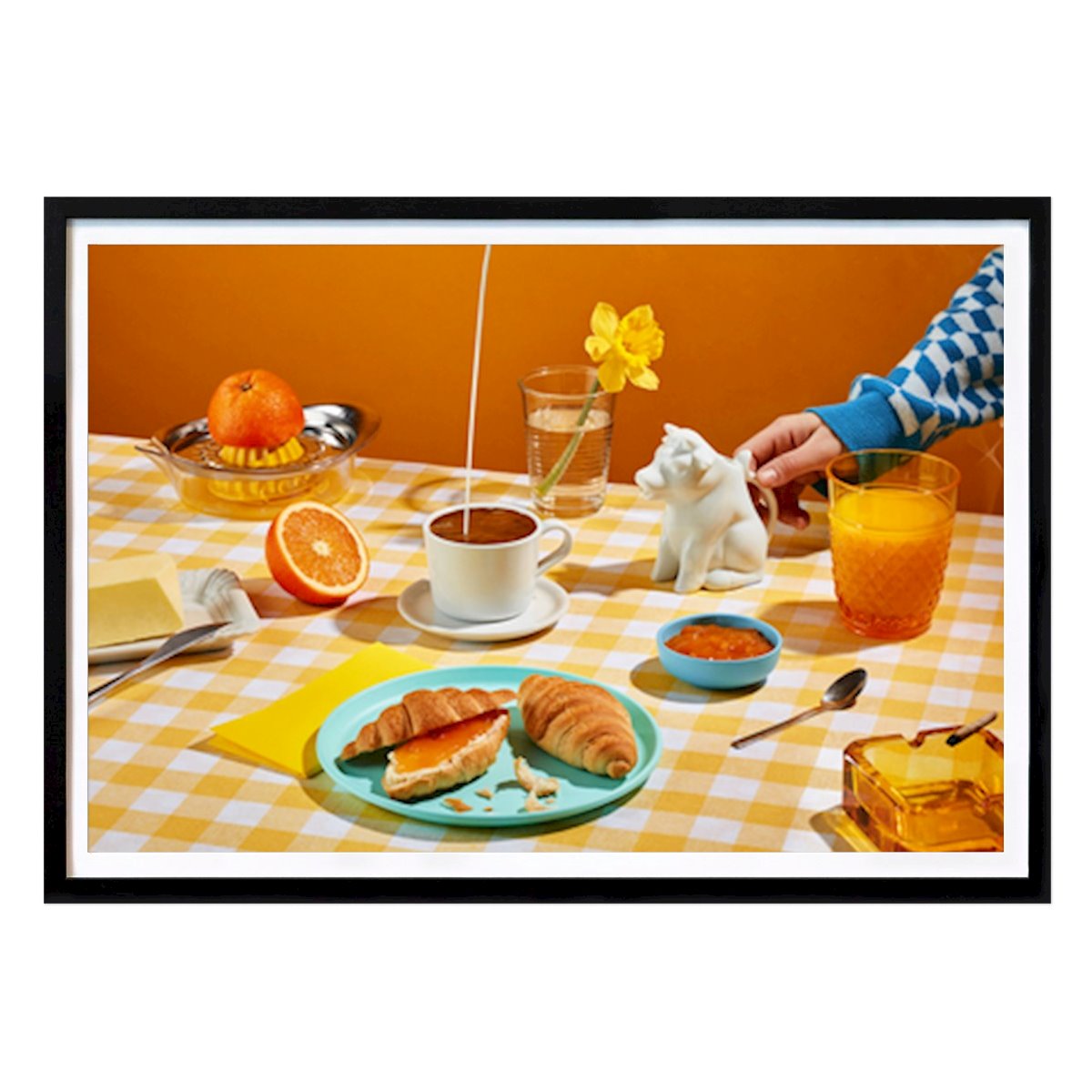 Kitchen Poster: Bright Morning Delight: A Cheerful Breakfast Spread by Julia Ramiro