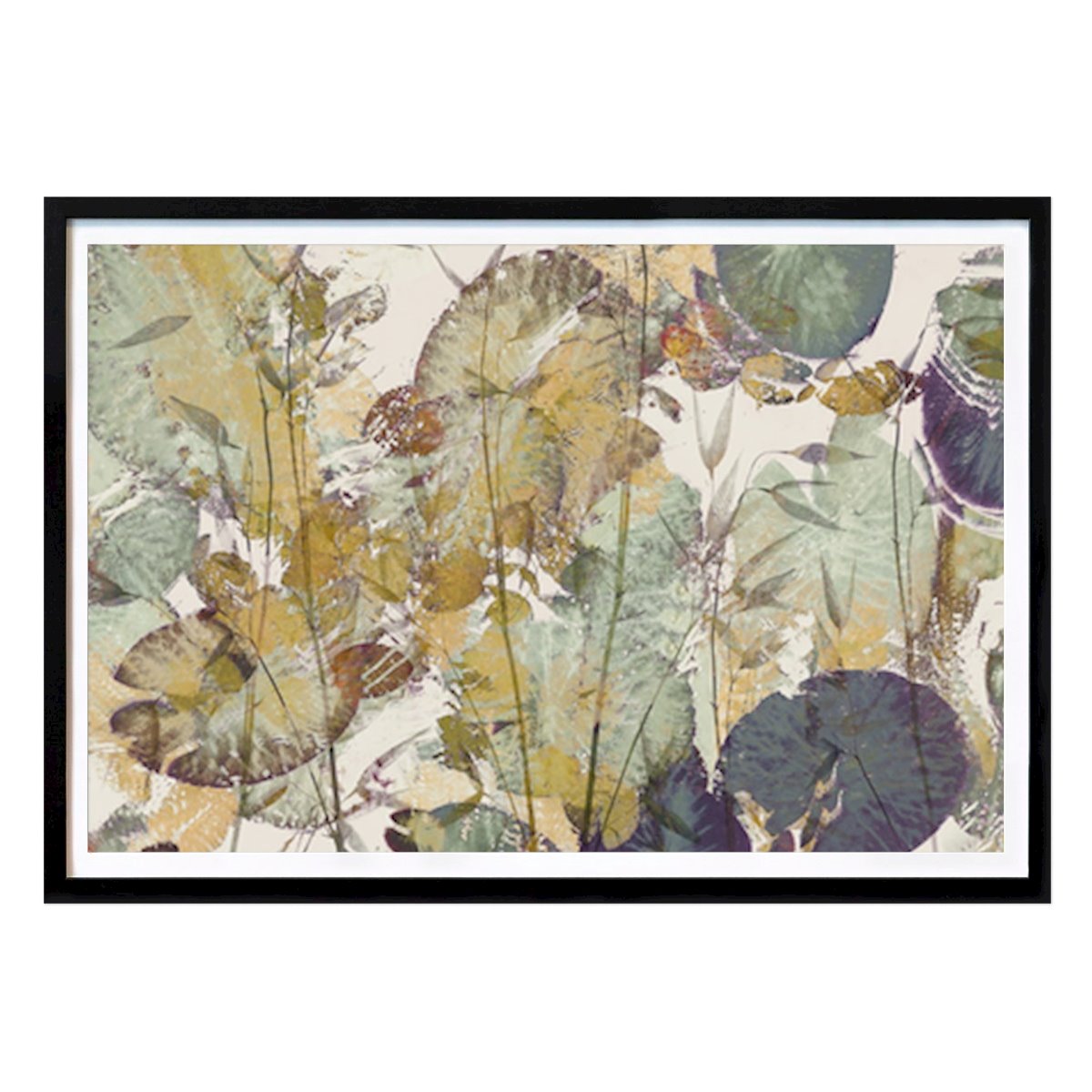 Fiori & Piante Poster: Sussurri della Natura: Serenata Astratta con Ninfee di Nel Talen