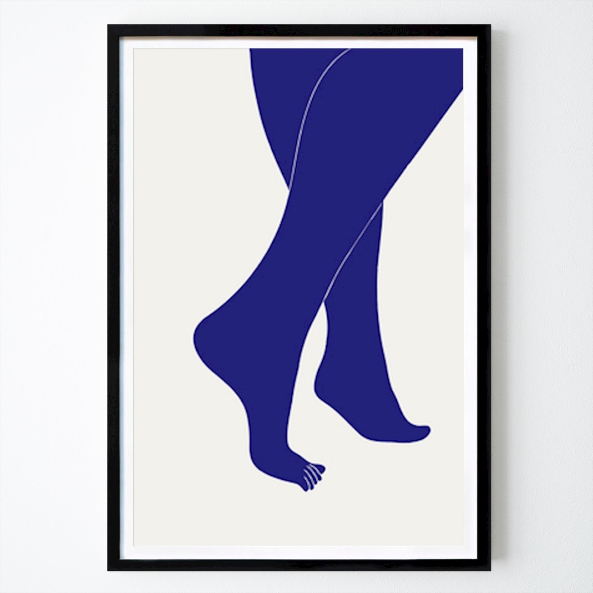 Illustration Poster: Elegance in Motion: A Minimalist Dance of Legs by Pictufy Studio II