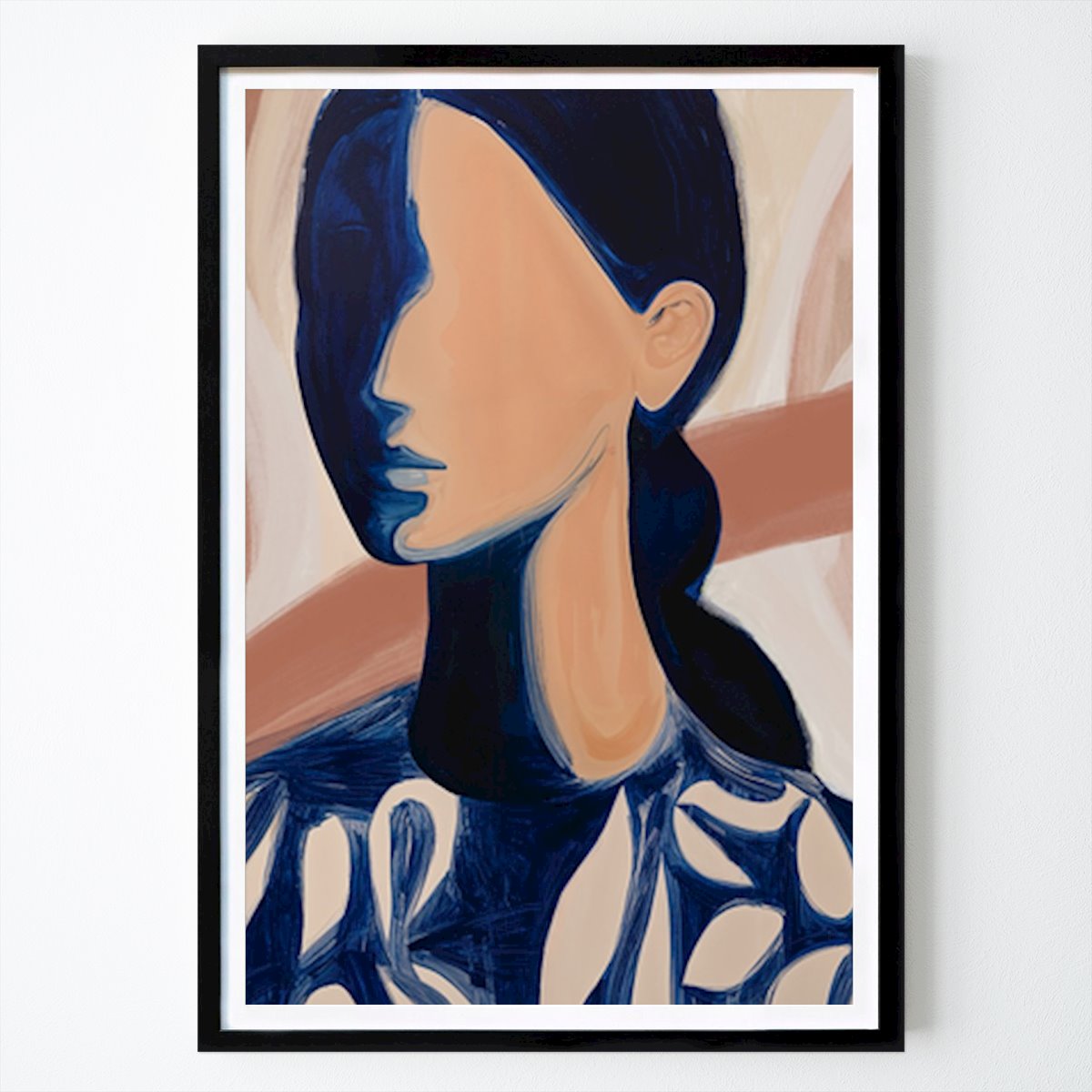 Abstract Poster: Abstract Elegance: A Modern Portrait by Studio Palette