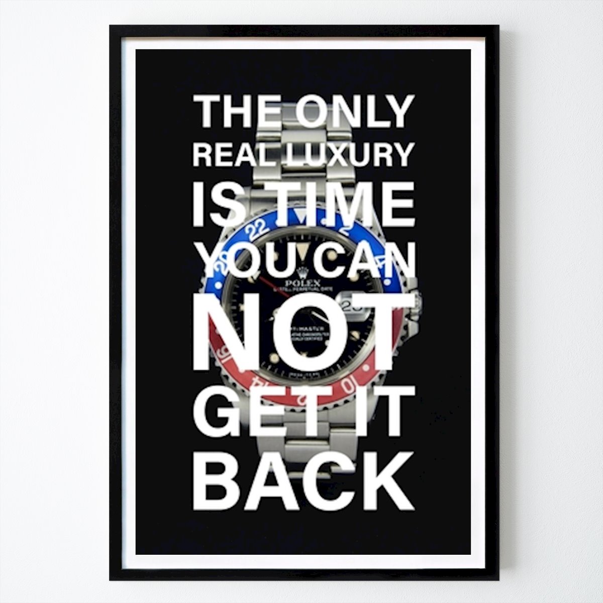 Citat & Text Poster: Tidlös lyx: Tidens värde av Benjamin Bro Bertelsen