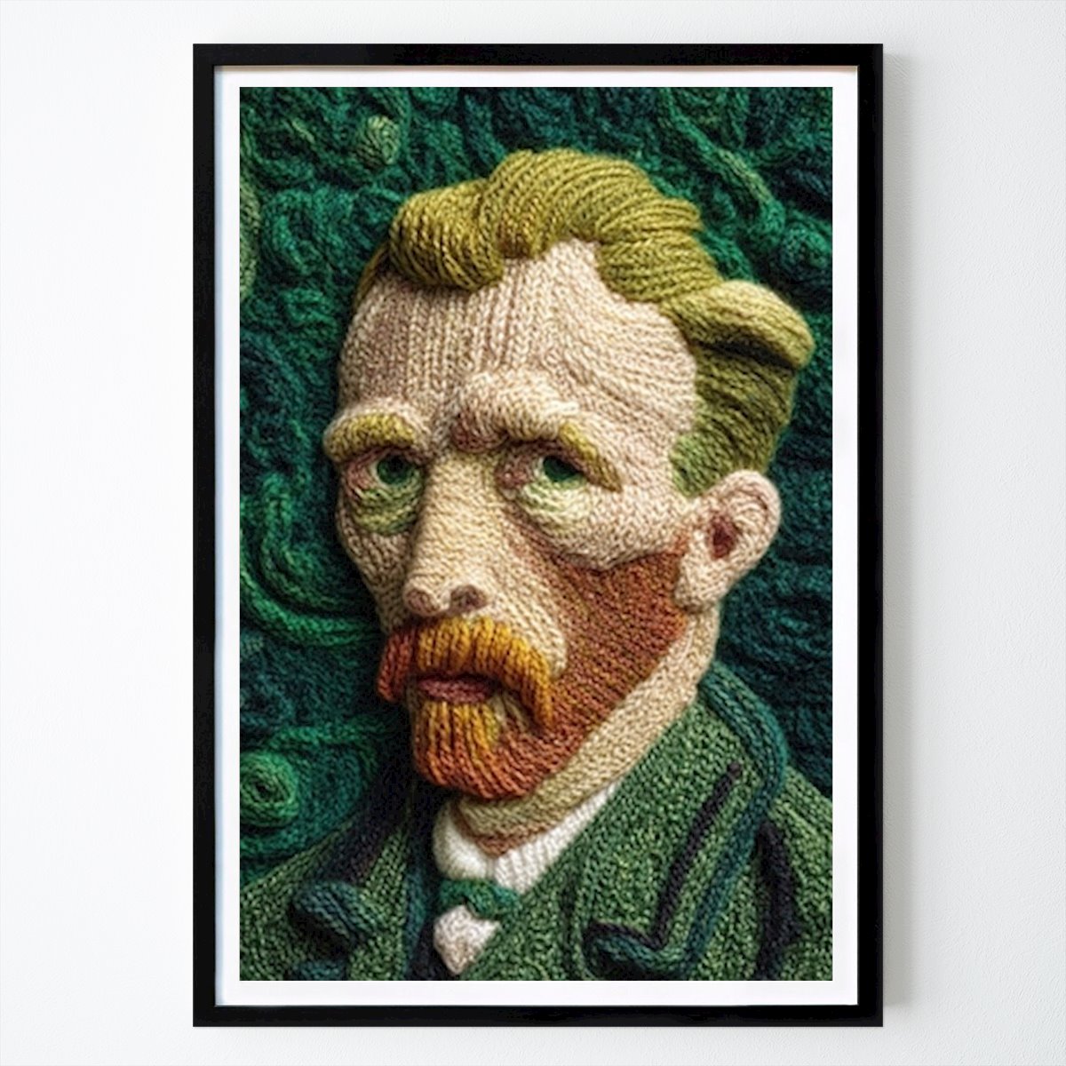 People & Portrait Poster: Vincent Van Wool by Van Gogh Gone Wrong
