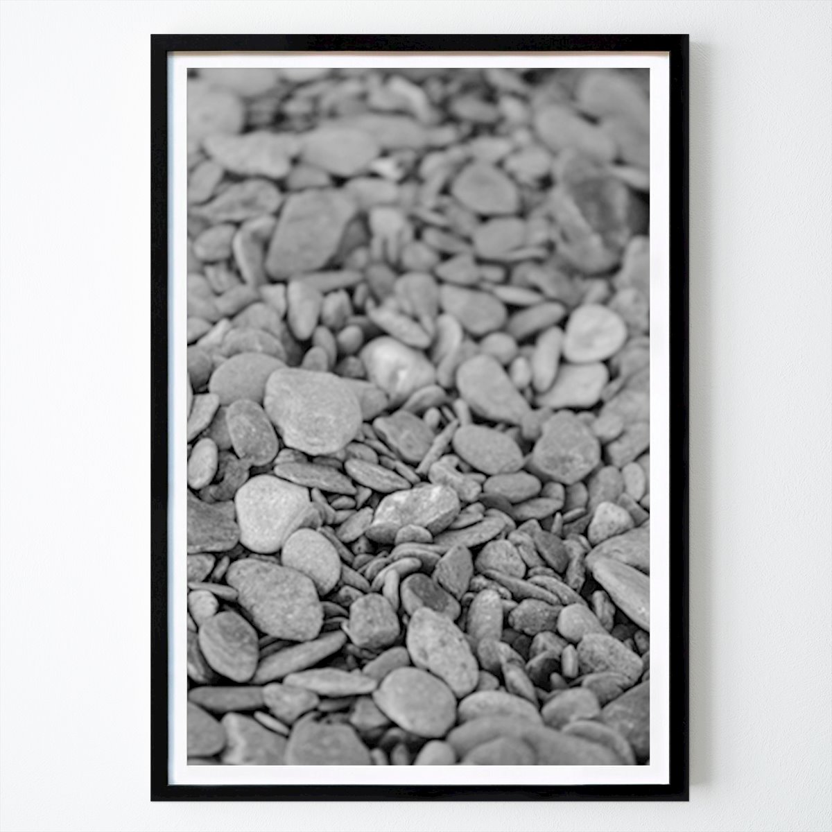 Svartvit Poster: Silverfallets stenar av Samuel Andersson
