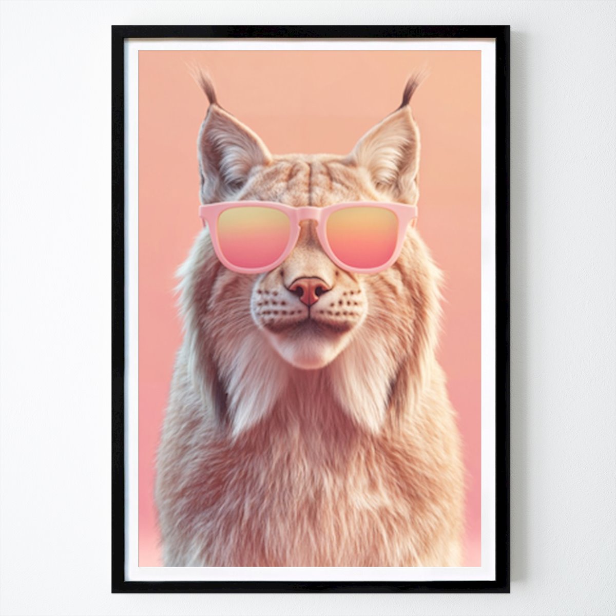 Retro & Vintage Poster: PINKISS - Lodjuret av Philippe HUGONNARD