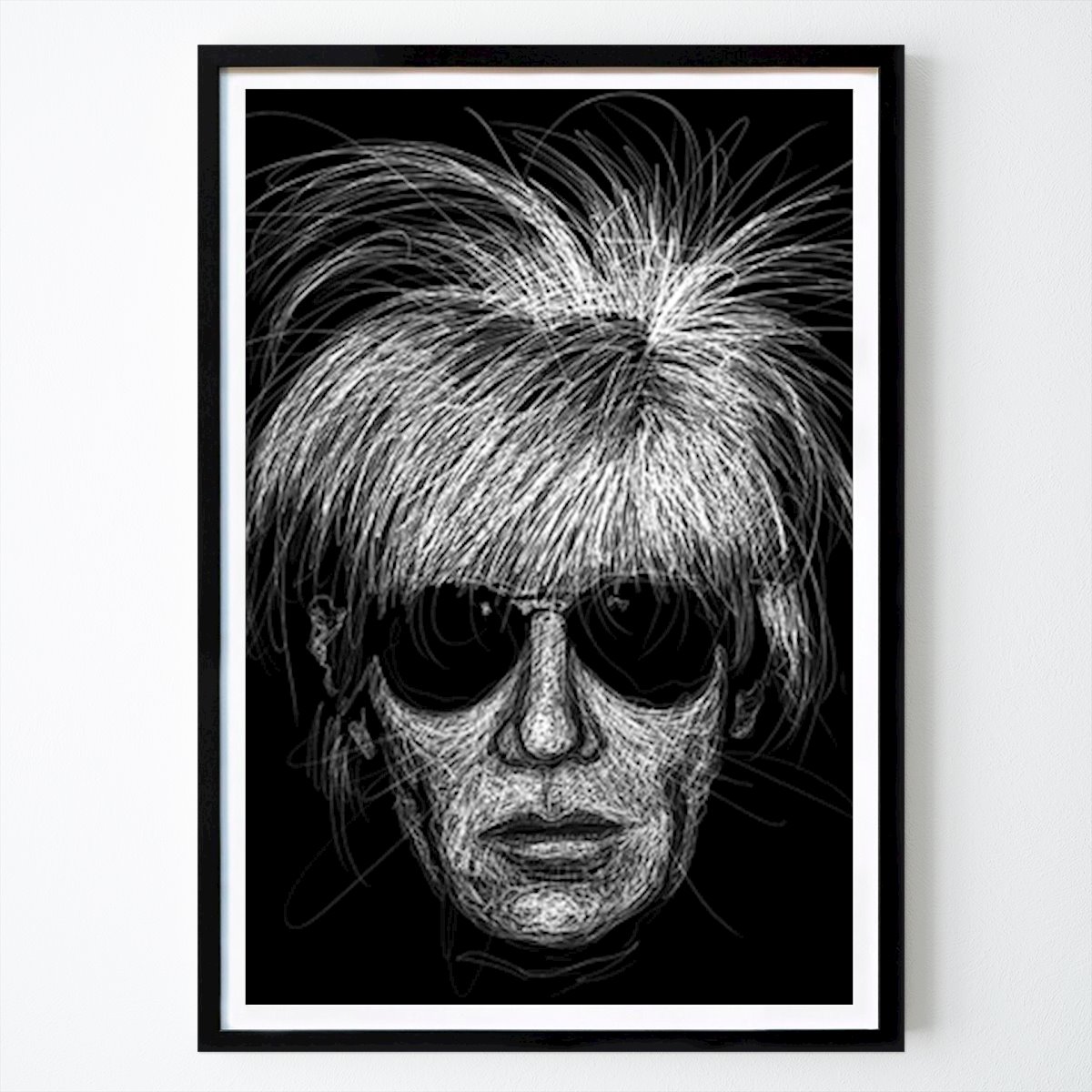 Illusztráció Poszter: Popart ikon: Andy Warhol öröksége – Firkálás művészet Adi Indra által