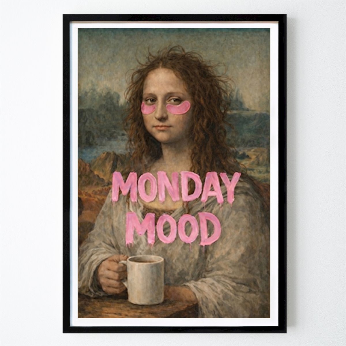 Kitchen Poster: Mona's Monday Mood by Decker Studios