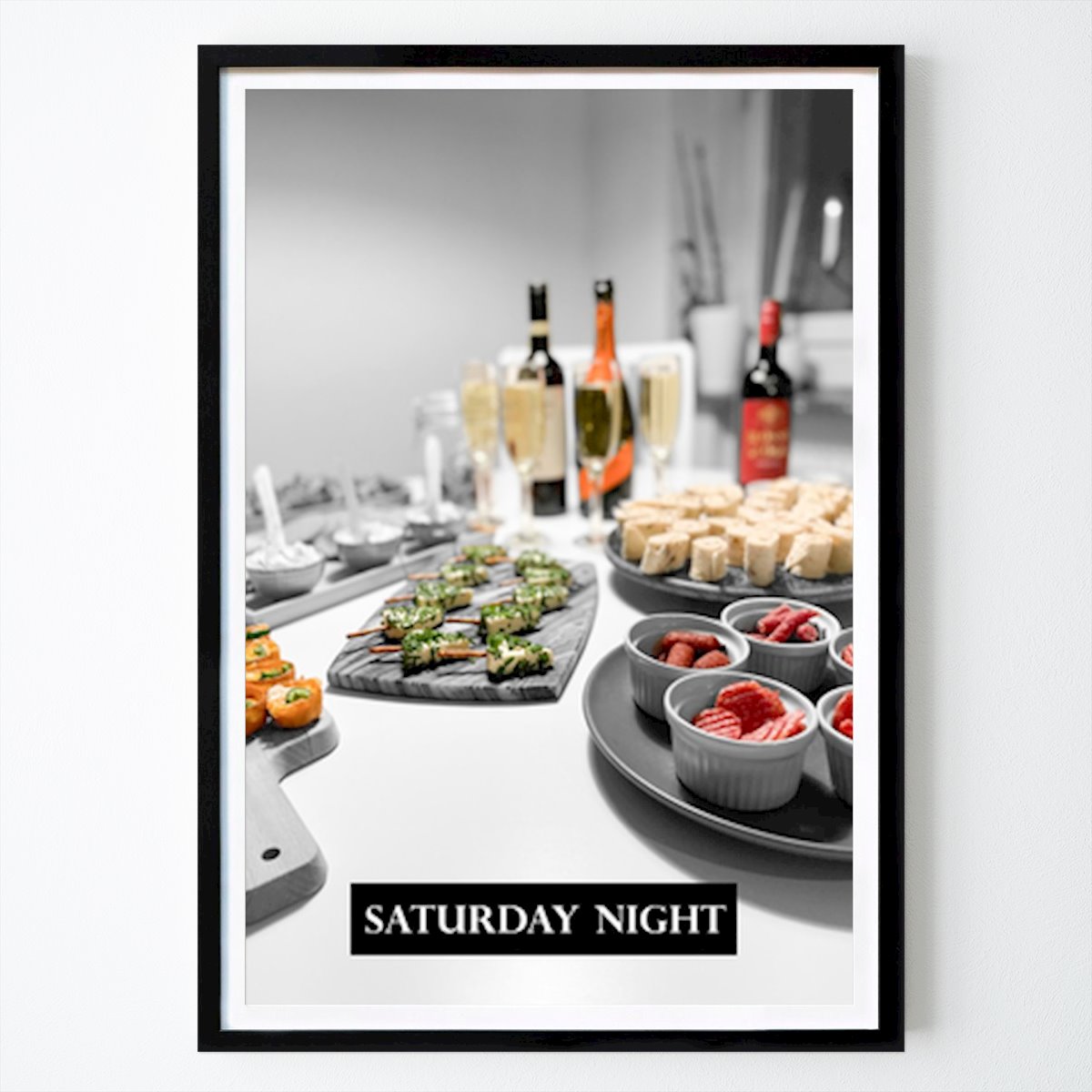 Kitchen Poster: Saturday Night Soirée: A Culinary Celebration by Laijza Kihlgren
