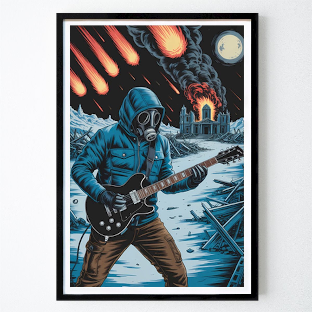 Music Poster: Apocalyptic Rock: The Last Guitar Hero by Stellar Creative