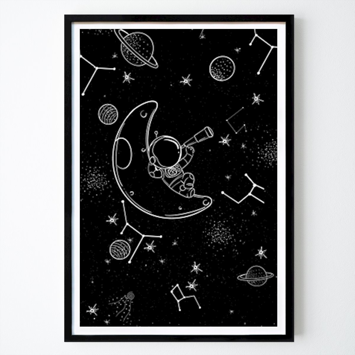 Platser & Städer Poster: Kosmiska drömmar: En astronauts resa genom stjärnorna av Payphone