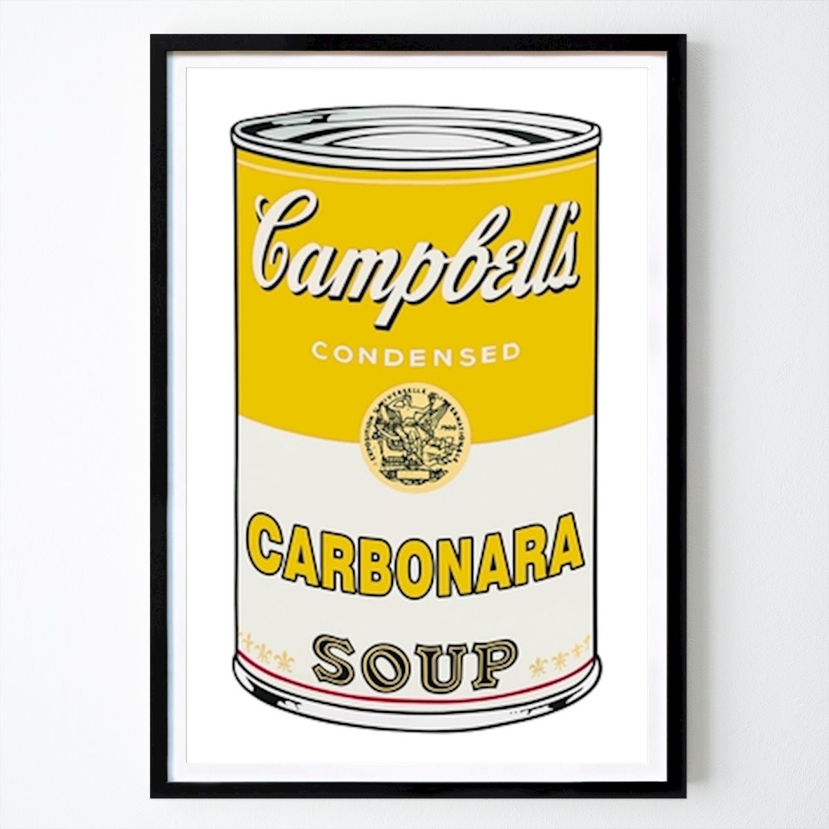Ilustração Poster: Zuppa di carbonara Campbell's de Simone De Rosa