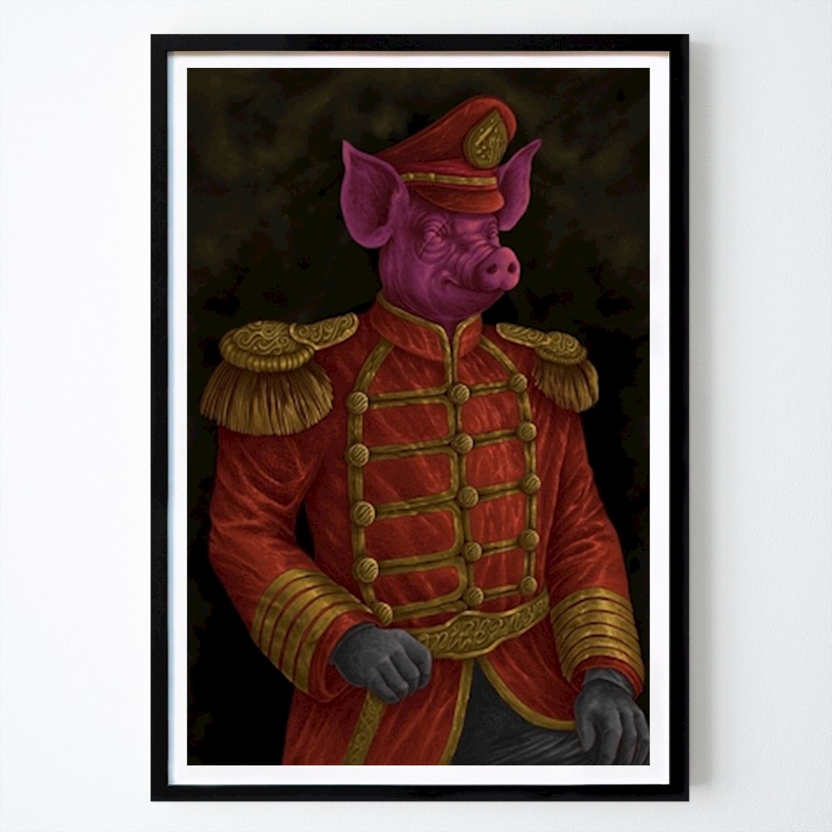 Illustration Poster: Röd officer av Taufiq Aqil