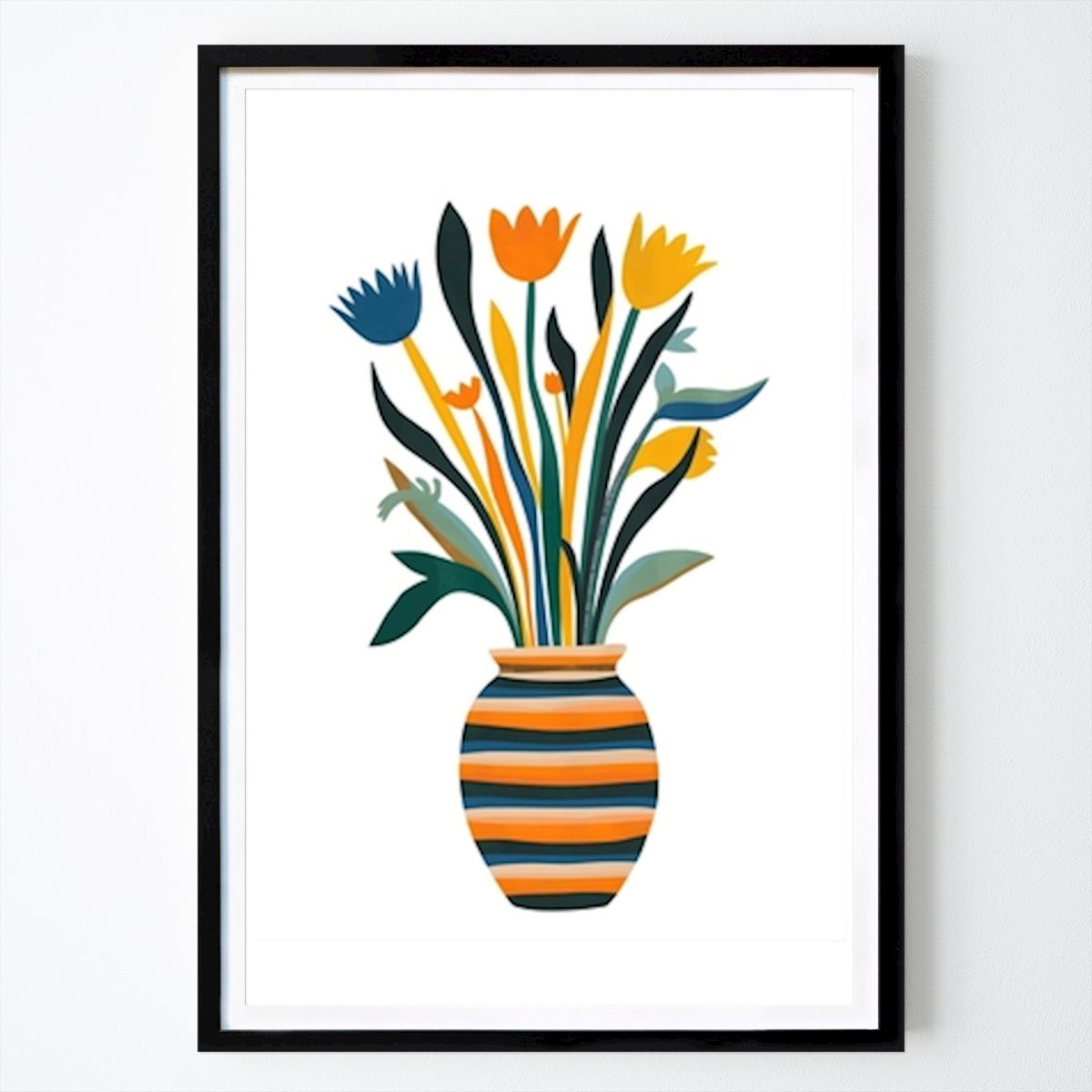 Kukat & Kasvit Juliste: Matisse Oikkuinen kukkainen tekijänä Mas Ar Florals