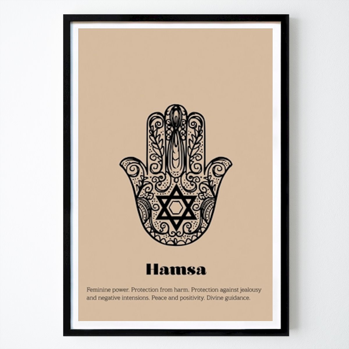 Nature Poster: Hamsa: Symbol of Feminine Power and Protection by Linda Flod