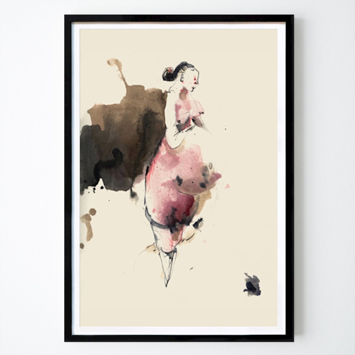 Hobby Poster: Nude Sketch Female Gesture - You’re my Future Angel by Isabo Creations