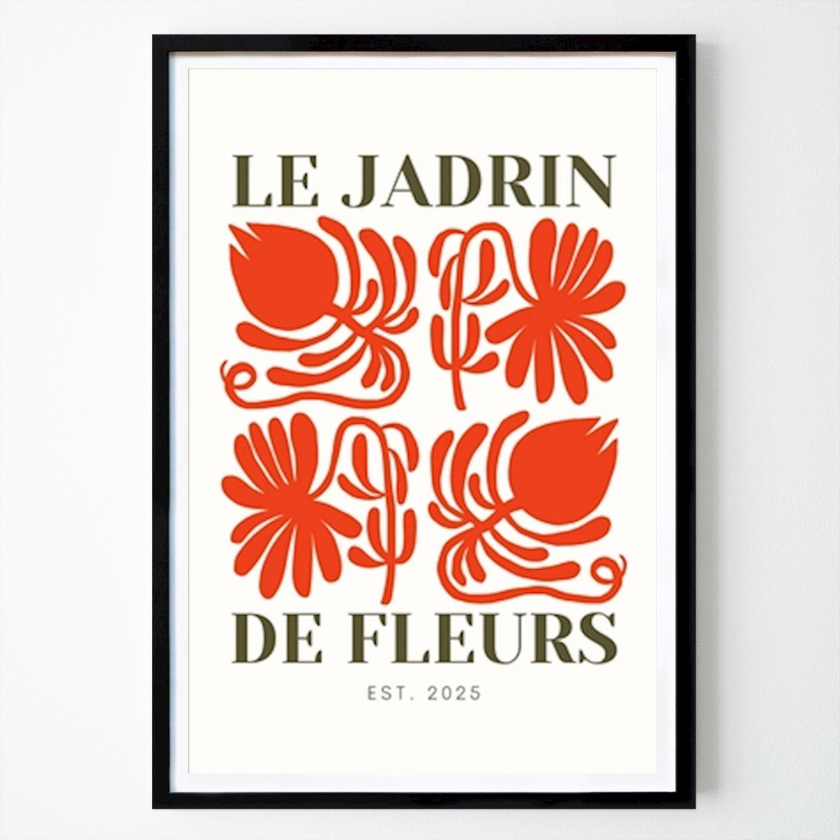 Botanisch Poster: De Jadrin van Bloemen – Opgericht in 2025 van Jubi
