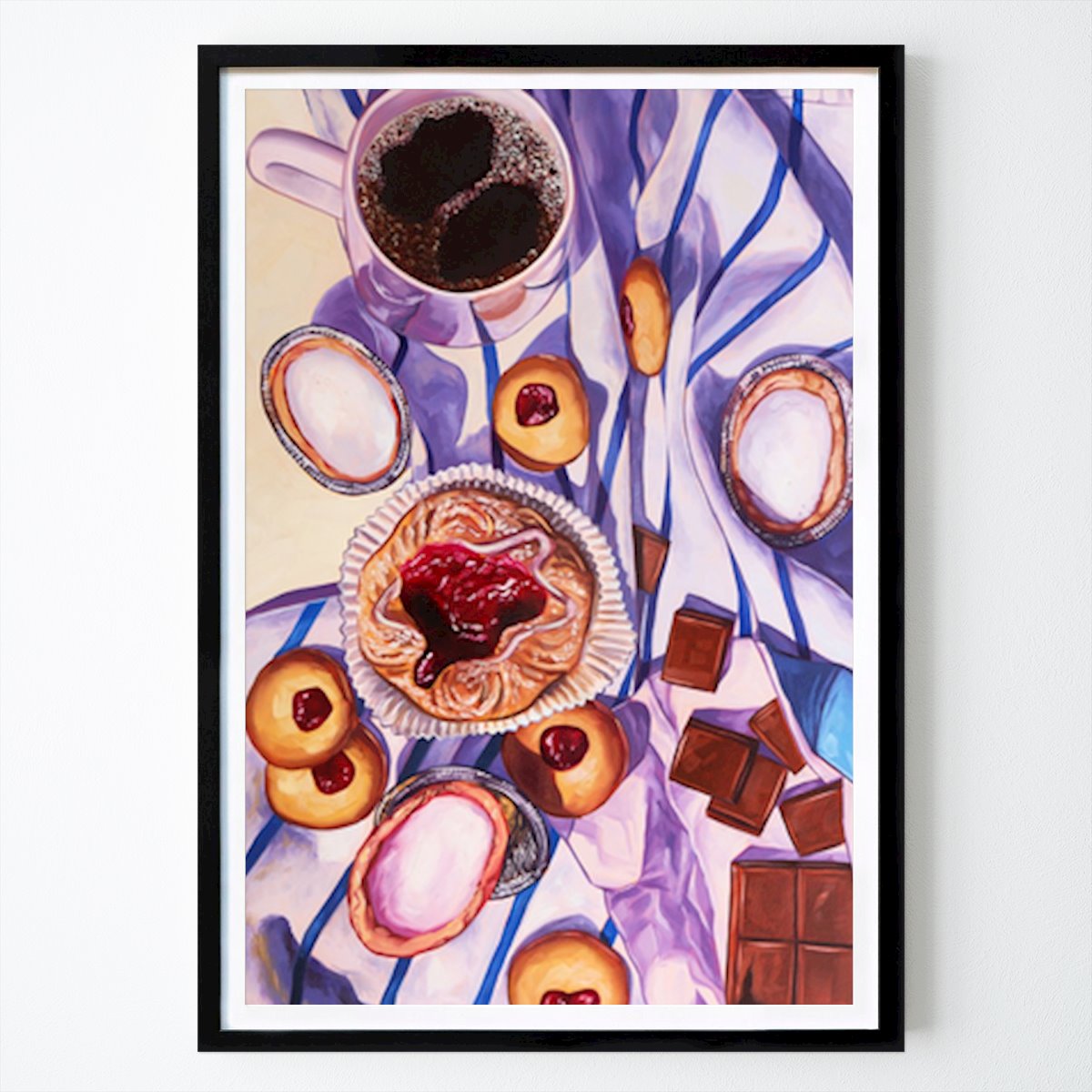 Kitchen Poster: Sweet Indulgence: A Colorful Culinary Still Life by Anna Zdanowicz