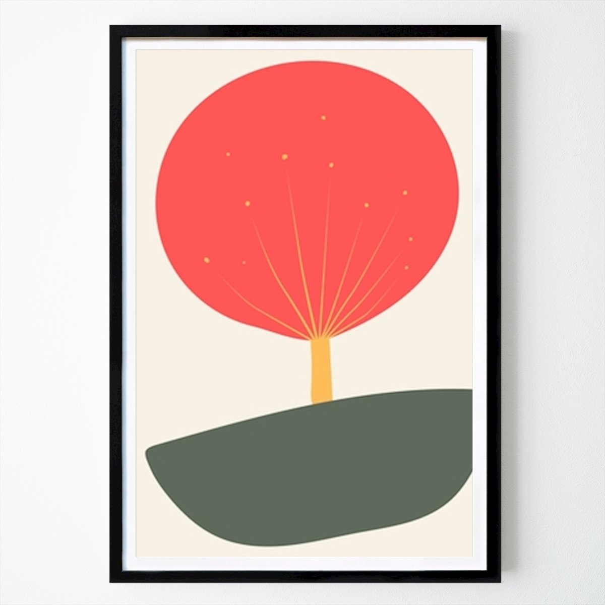 Abstract Poster: Whimsical Blossom: A Modern Take On Nature by Seynab Ali