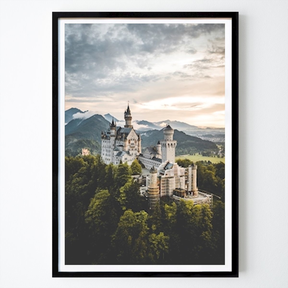 Bavaria Poster: Neuschwanstein Castle by Tom Jünemann