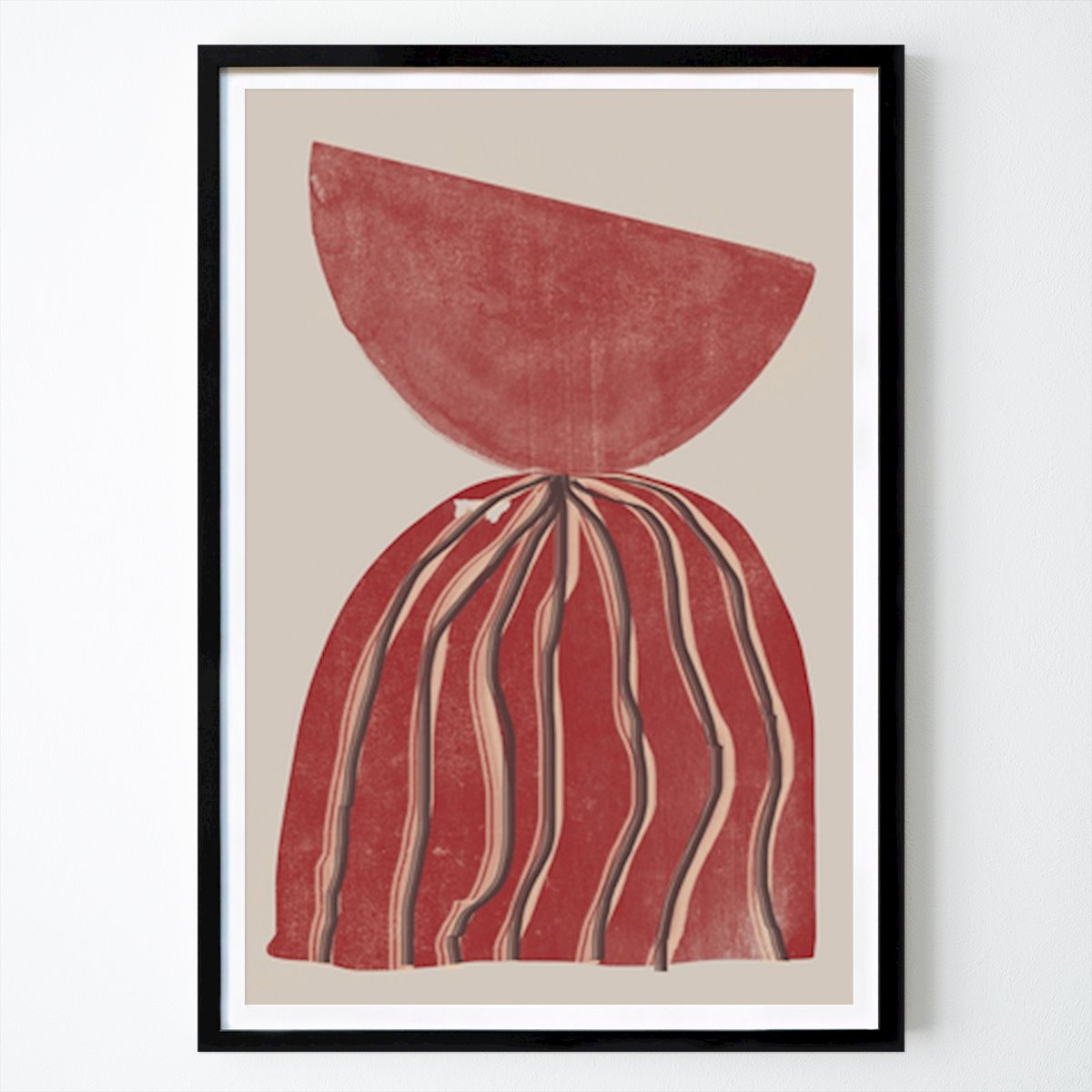 Abstract Poster: Abstract Elegance: A Modern Take on Fashion Illustration by THE MIUUS STUDIO
