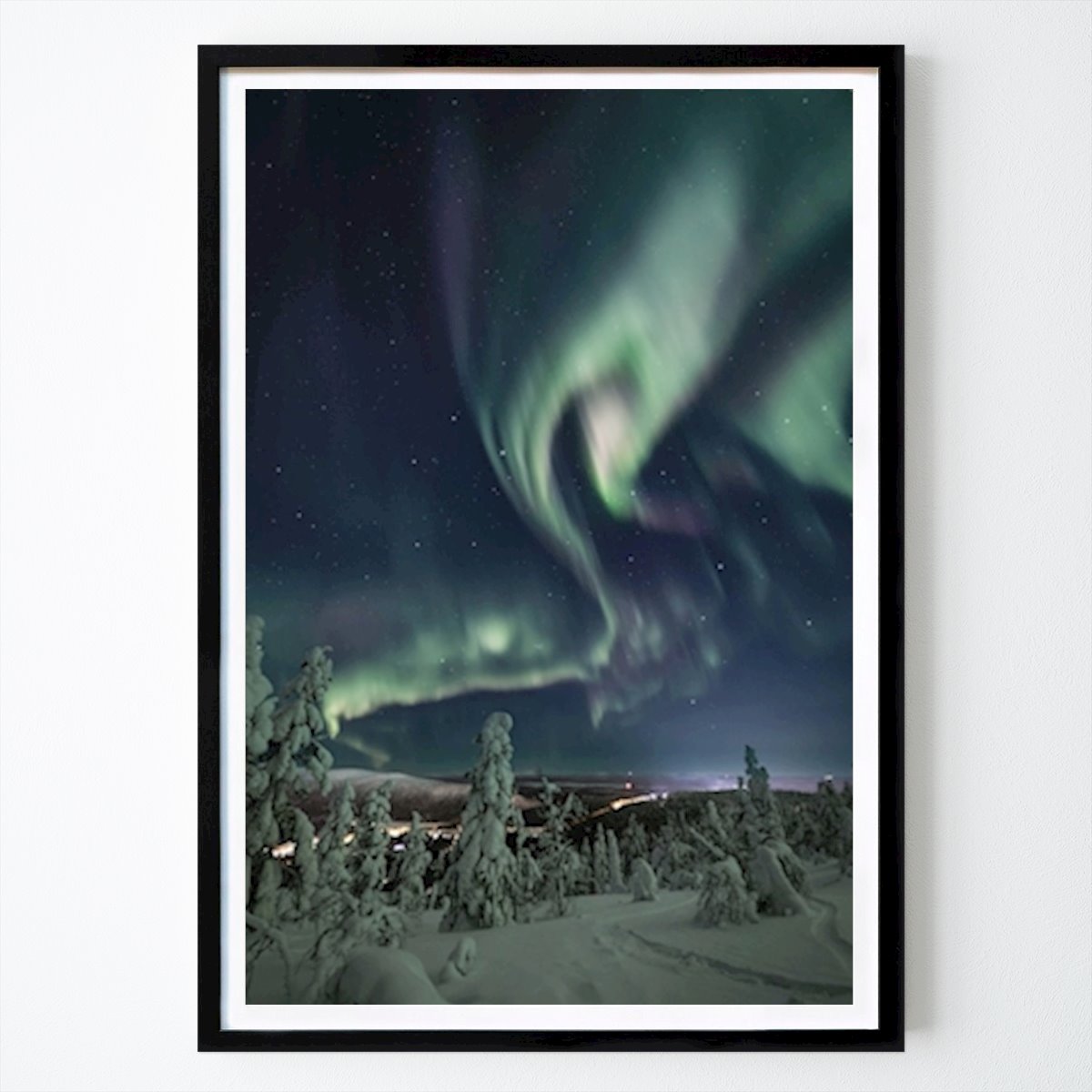 Nature Poster: Levi Lights by Timo Oksanen
