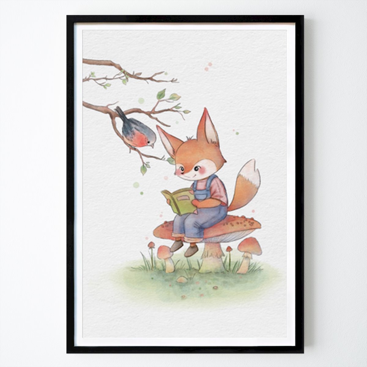 Bambini Poster: Lettura fantasiosa: l'avventura di una volpe nella natura di Xuan Thai