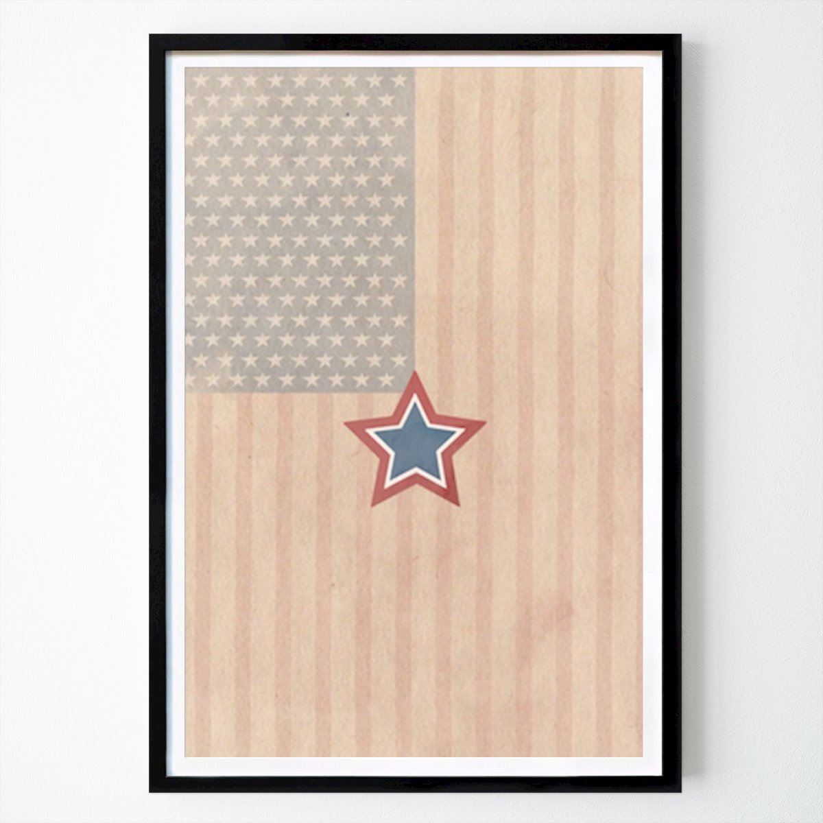 États-Unis Affiche: Vintage Americana : un hommage rétro au patriotisme par Xuan Thai