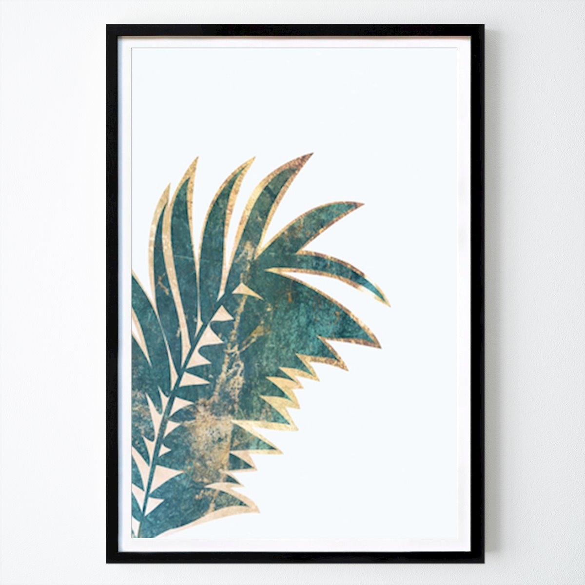 Italie Affiche: Tropical Vibes : design vintage de feuilles de palmier par Sarah Manovski