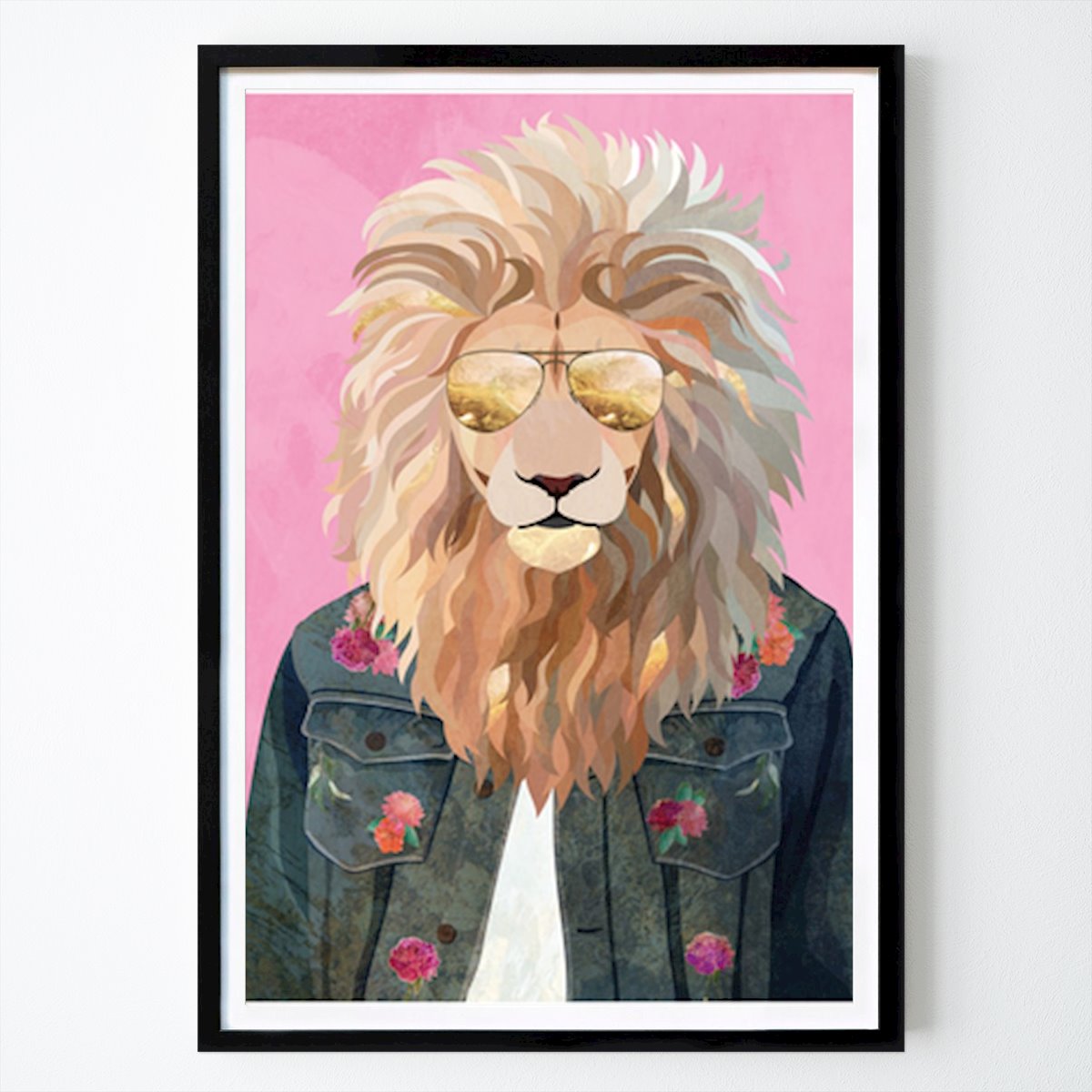 Retro & Vintage Plagát: Chic Lion: Módna mačka od Sarah Manovski