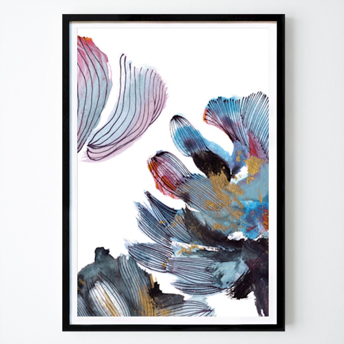 Botanisk Poster: Lekfull blomsterabstraktion av Dan Hobday
