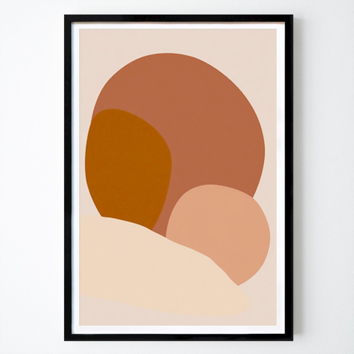 Abstraktné Plagát: Abstract Earth Tones: A Modern Minimalist Composition od ARSYIL.P