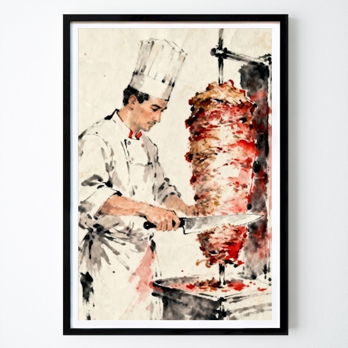 Kitchen Poster: Mastering of Shawarma by Jonasson Stephen