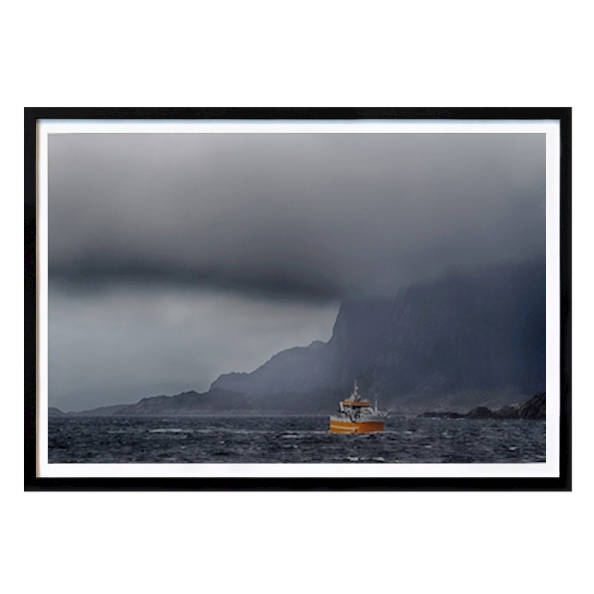 Lofoten Póster: Fiskebåt i Lofoten de Lasse Näsström