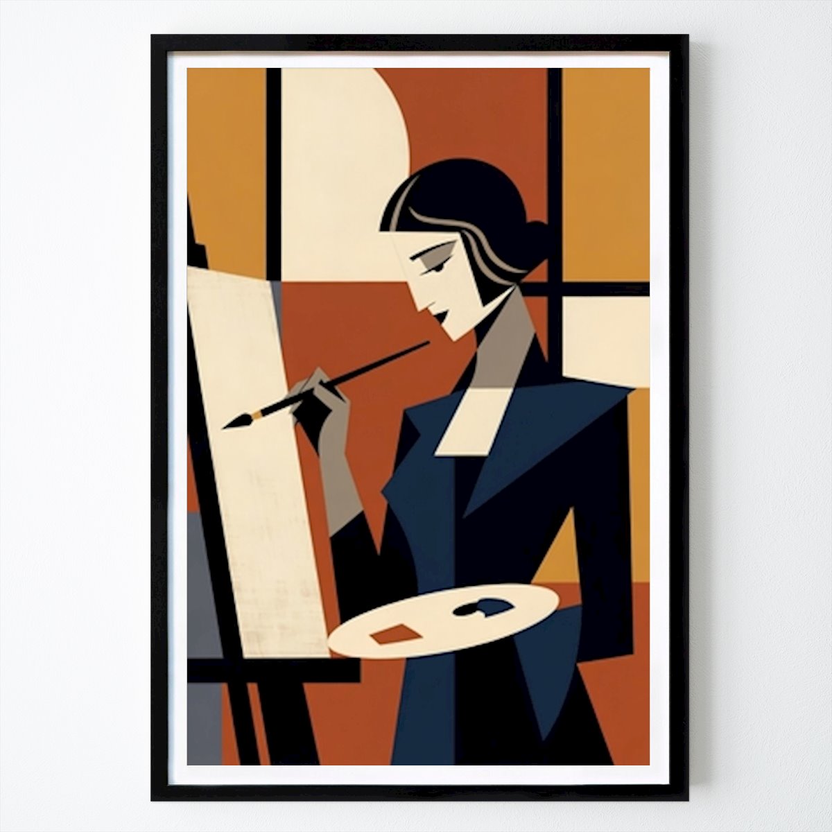 Retro & Vintage Poster: Modern musa vid staffliet av Tmpl.Art