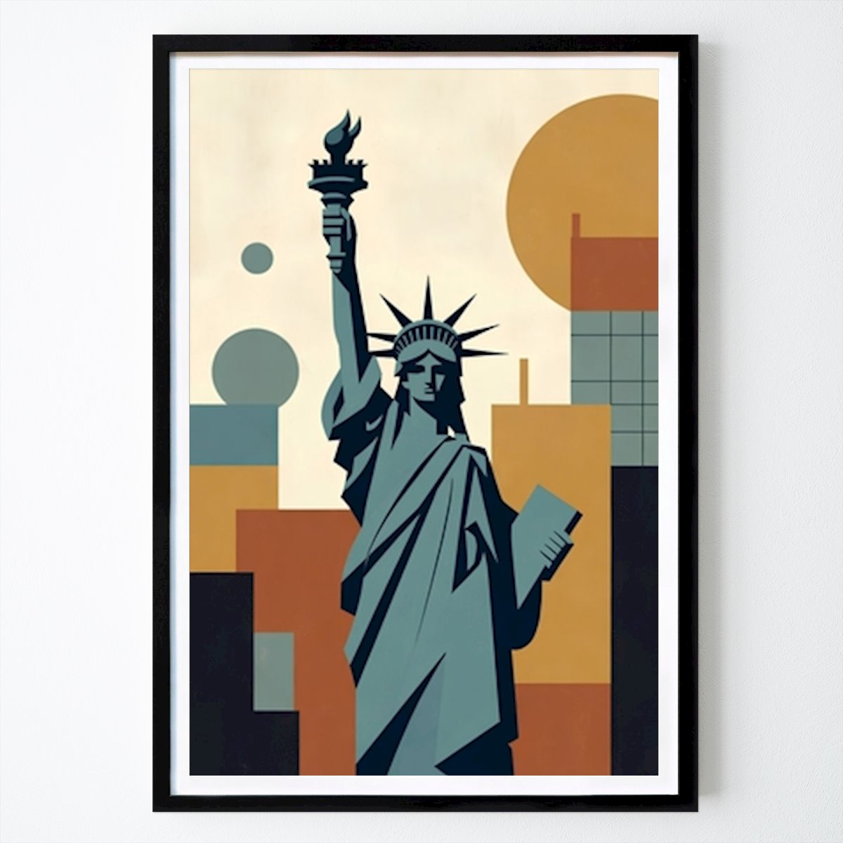 New York Poster: Bauhaus Frihetsgudinnan av Yans Carclass