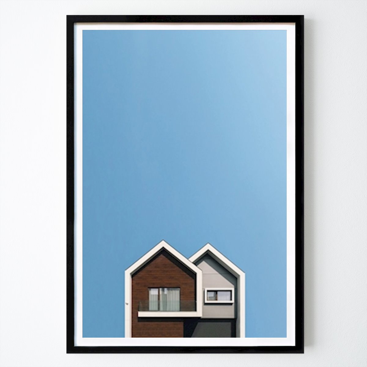Architectuur & Design Poster: Minimale costa nova van Ángelo González Romero